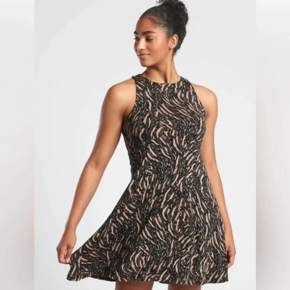 Athleta Santorini Thera Modal Jersey Knit Stretch Dress XS